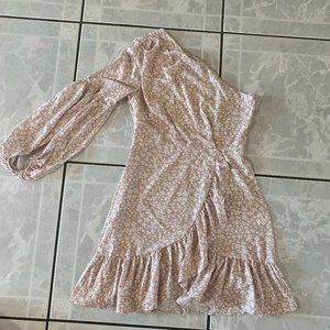 Light pink SHEIN one sleeve dress